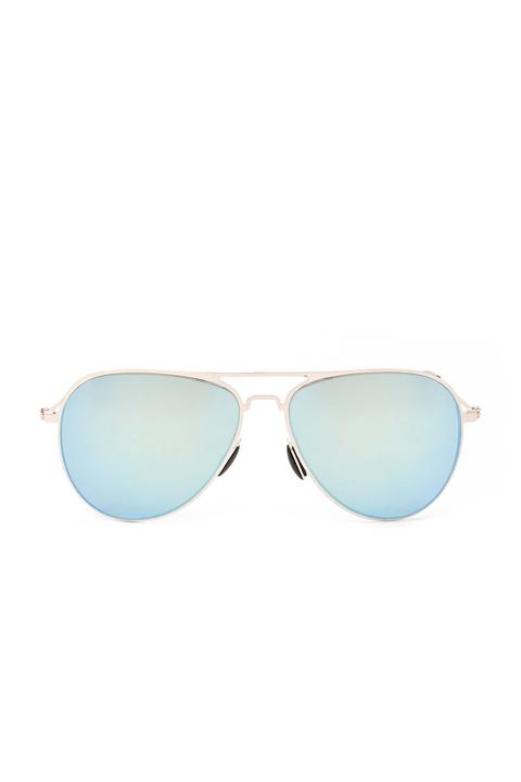 Mirrored Aviator Sunglasses