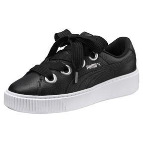 Zapatillas De Mujer Platform Kiss Leather | Negro-blanco-beis Metalizado | Venta Anticipada De Verano 18 De Puma | Puma España