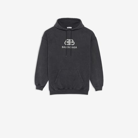 Sudadera Con Capucha Bb De Vellón Cepillado Gris Oscuro