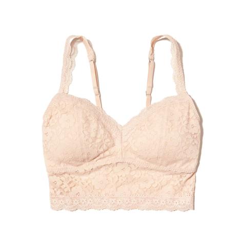 Lace Longline Bralette With Removable Pads