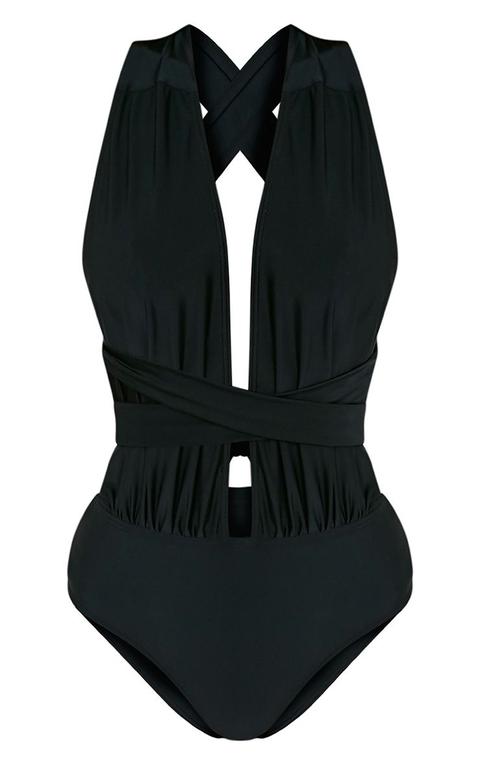 black multiway swimsuit