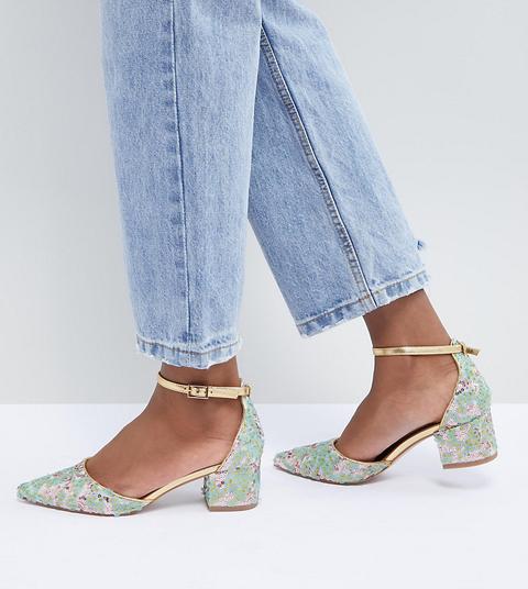 Zapatos De Tacón Medio Con Adornos Sizzle De Asos Design
