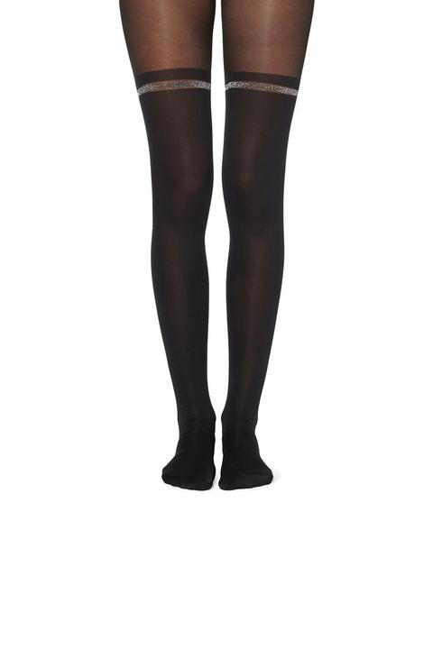 over the knee look tights