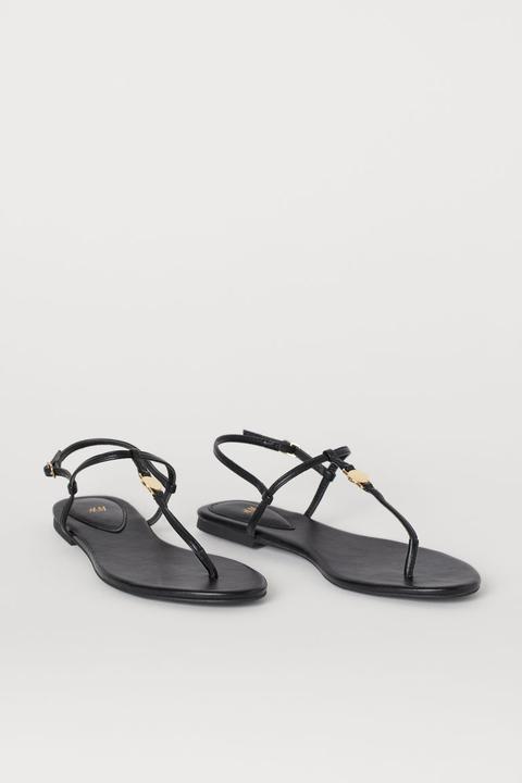 H & M - Sandali - Nero