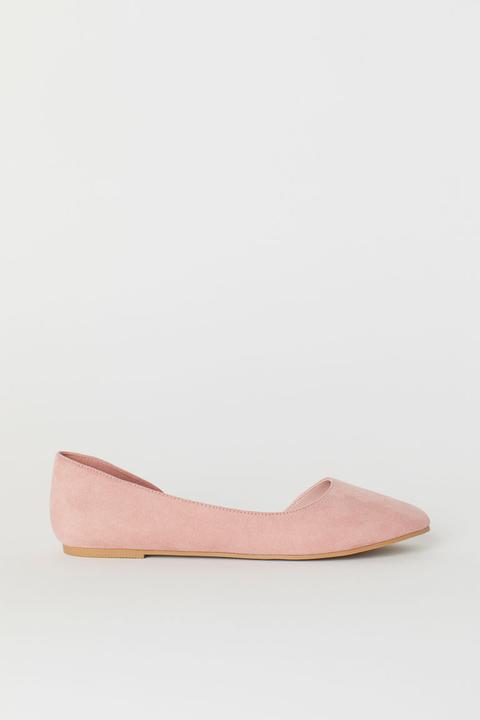 H & M - Bailarinas - Rosa