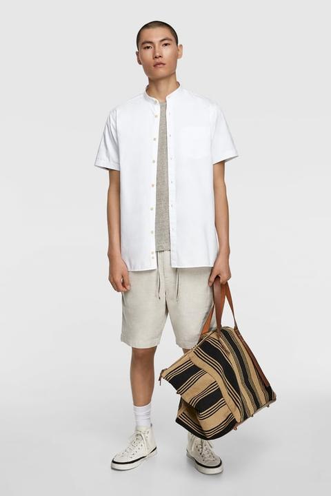 Camisas Cuello Mao Hombre | Nueva Colección Online | ZARA Colombia