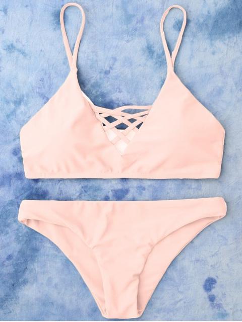 Lace Up Bikini Swimwear