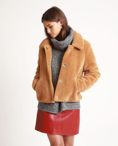 Veste En Fausse Fourrure Femme