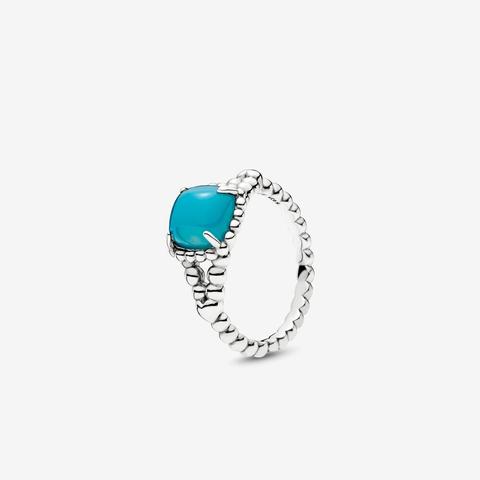 Pandora Blue Vibrant Spirit Ring - Sterling Silver / Crystals