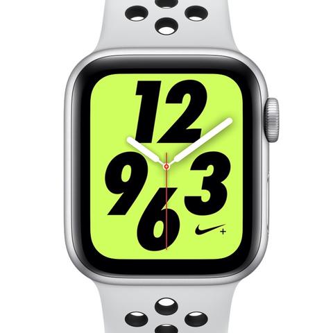 Apple Watch Nike+ Series 4 (gps) With Nike Sport Band 40mm Sport Watch - Silver