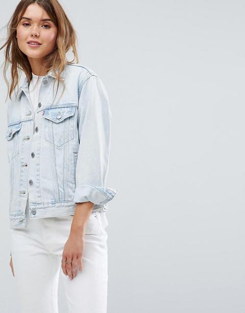 Levi's - Ex - Giacca Trucker Boyfriend - Blu