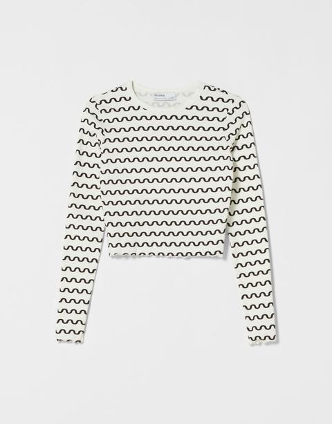 Camiseta Manga Larga Rib