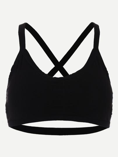 Bralet De Espalda De Jaula -negro