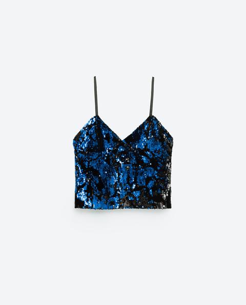 Top Lingerie Paillettes