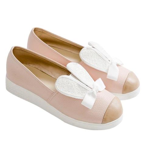 Bowknot Slip On Shoes
