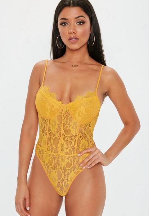 wired lace bodysuit