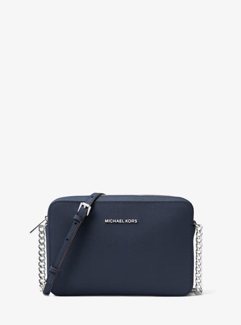 Tracolla Jet Set Travel Grande In Pelle Saffiano