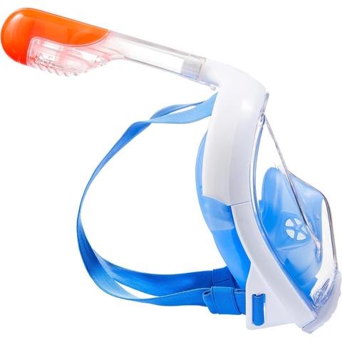 Masque De Snorkeling En Surface Easybreath Bleu Subea from 