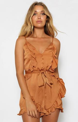 Firefly Playsuit - Orange