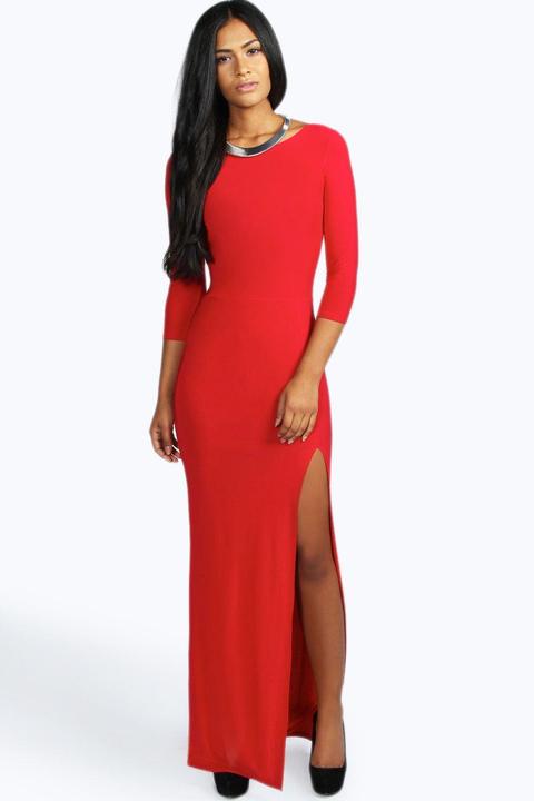 slinky maxi dress