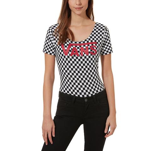 checkerboard bodysuit