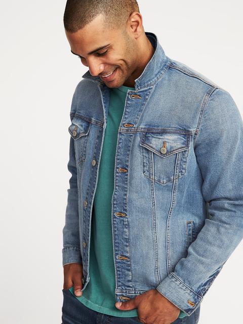 flex denim jacket