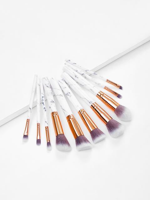 Set Di Pennelli Da Trucco X 10 Pezzi