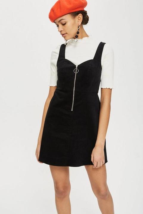 Topshop hot sale cord pinafore