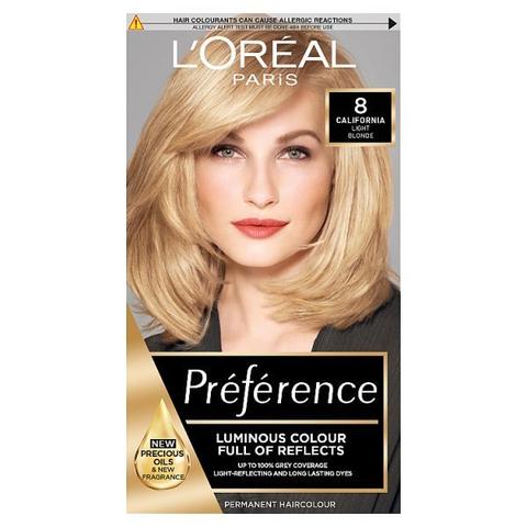 Preference Infinia 8 California Natural Mid Blonde Hair Dye From