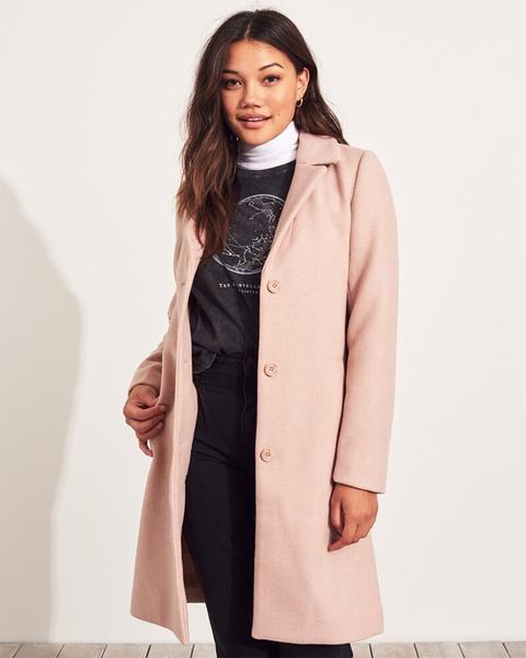 Wool-blend Coat from Hollister on 21 