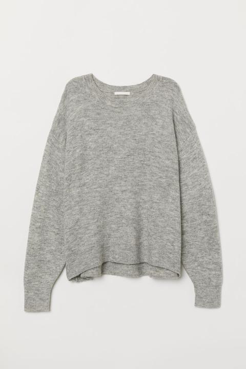 Knitted Jumper - Grey