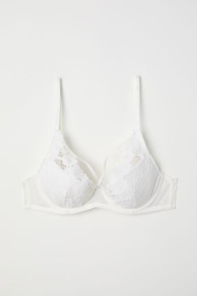 Padded Underwired Lace Bra