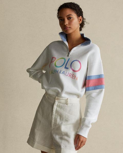 Polo Ralph Lauren - Sudadera De Mujer Con Semicremallera