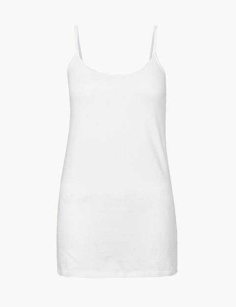 Cotton Rich Strappy Vest