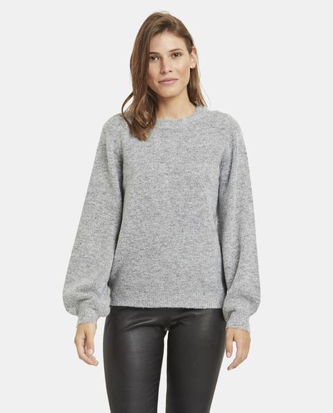 Object - Jersey De Mujer En Color Gris Jaspeado