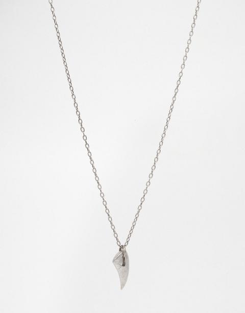 Collar De Plata Con Diente De Seven London