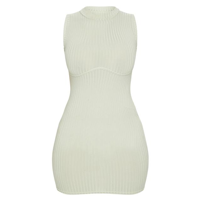 sage green bodycon dress