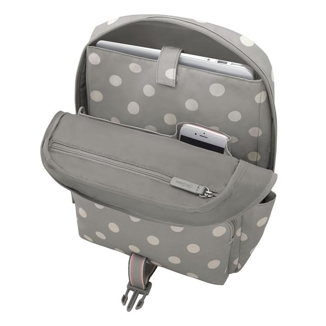 button spot buckle backpack