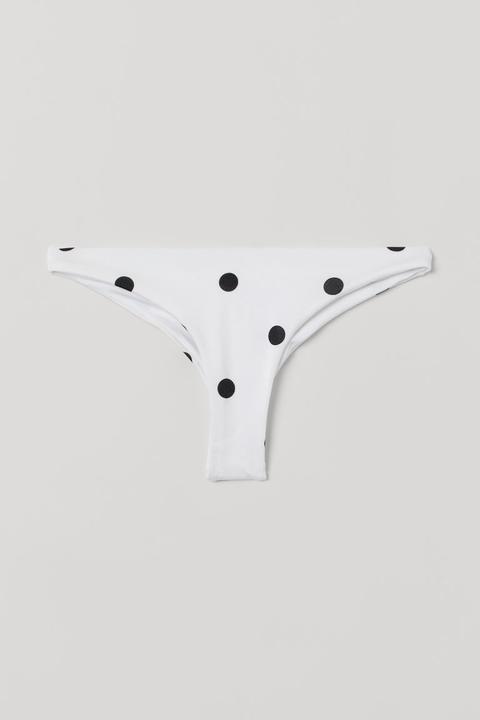 H & M - Slip Bikini Brazilian - Bianco