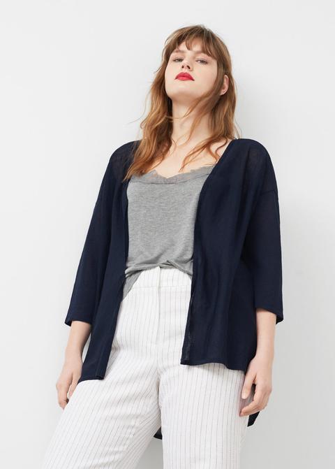 Cardigan Lino