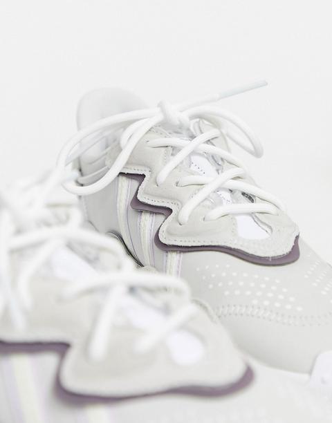 adidas originals ozweego trainers in white