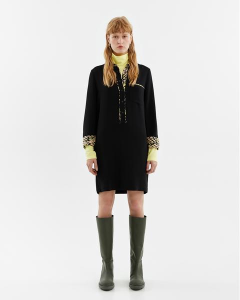 Vestido Camisero Corto Negro from Bimba Y Lola on 21 Buttons