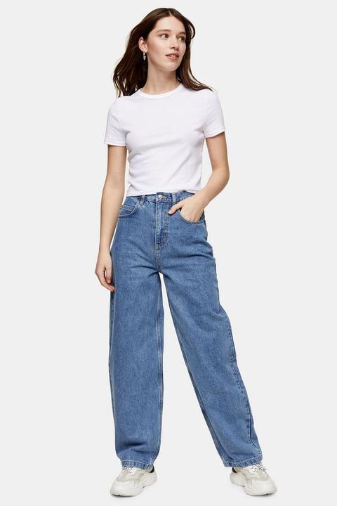 Mid Blue Baggy Jeans