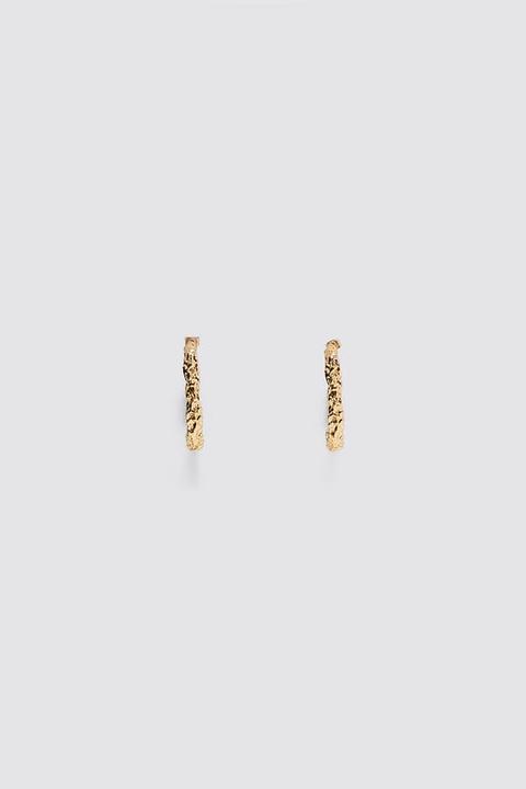 Textured Hoop Earrings