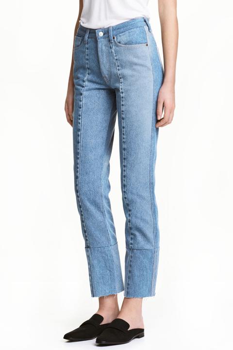 Straight High Ankle Jeans