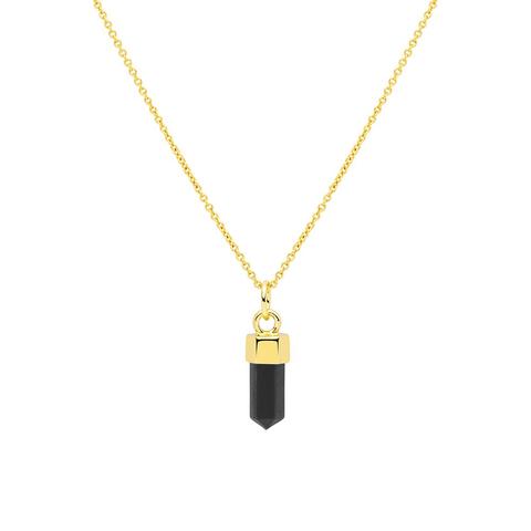 Crystal Necklace Black