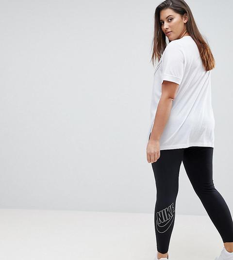 Leggings Negros Con Logo Futura De Nike Plus