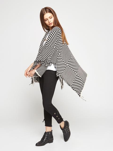 Poncho Black&white