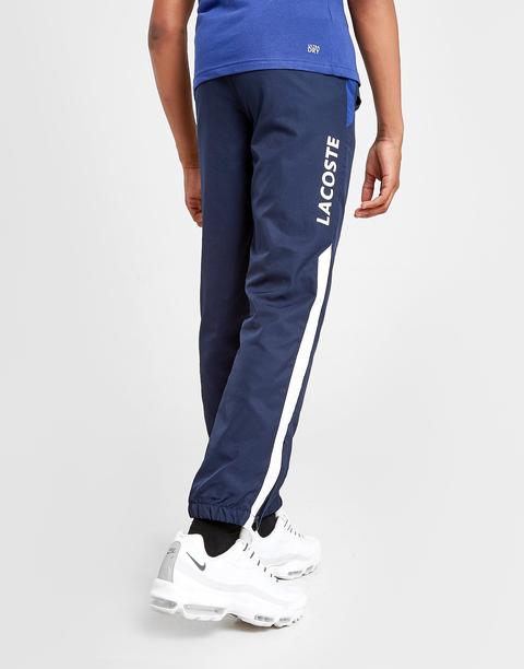 lacoste tape woven track pants junior