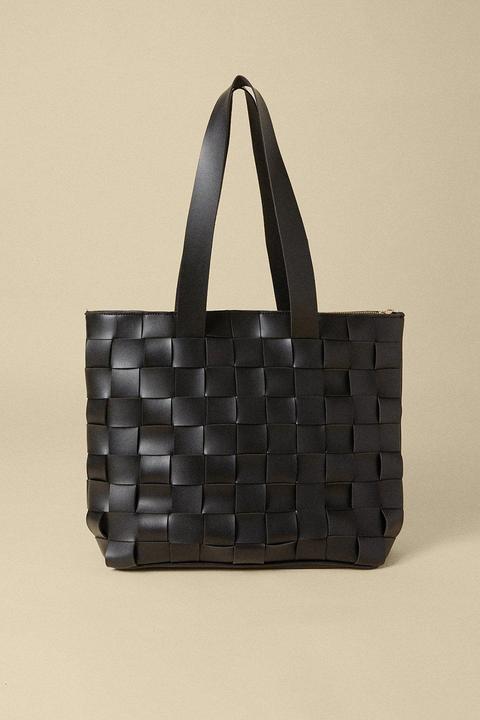 Basket Weave Tote Bag